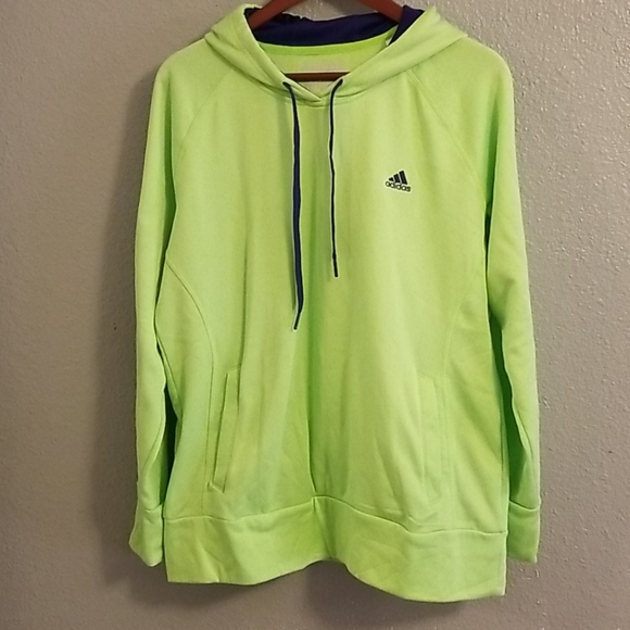 lime green hoodie adidas